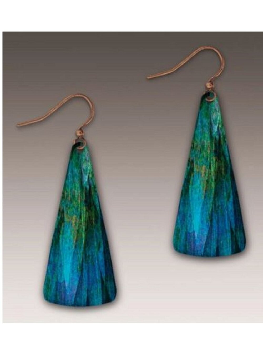 Blue Multicolored Hypo-allergenic Earrings by Illustrated Light ME10Z